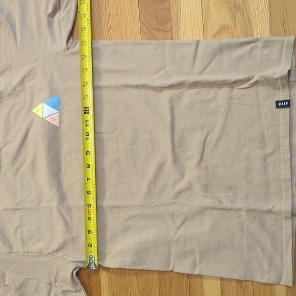 HUF Tan Graphic Tee T Shirt Small - Picture 6 of 10